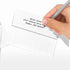 LUXPaper A2 Invitation Envelopes | Peel & Press | 4 3/8" x 5 3/4" | White Linen | 80lb. Text | 50 Qty...