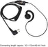 AEH3000-M1A Walkie Talkie Two Way Radio Black Headset Mic for , Modular Design 180° Rotating Speaker Earpiece, ABS Walkie Talkie Earphone High Sou...