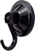 Suction Cup Hooks, Powerful Vacuum Wreath Hangers for Glass Door or Window, Set of 4, Black...