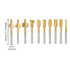 HSS Router Carbide Engraving Bits and Router Bit Set 1/8"(3mm) Shank for Rotary Tools Accessories for DIY Woodworking, Carving, Engraving, Drillin...