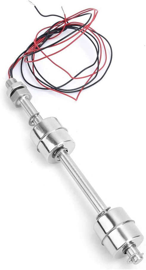 Stainless Steel Switch Tank Water Level Sensor Double Ball Water Level Controller Sensor Switch for Tank Pool(150mm / 5.91in)...