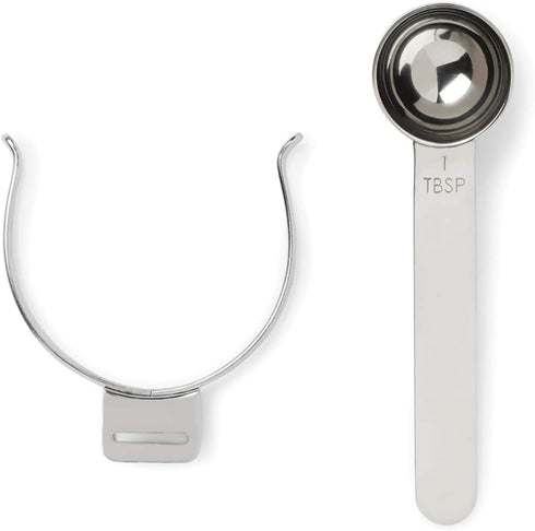 Jarware 82655 Stainless Steel Regular-Mouth Coffee Scoop, Metallic, 1 Tablespoon, Stainless Steel...