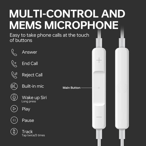 2 Pack Wired Earbuds with Microphone,HiFi Stereo Wired Headphones,Wired Earphones in Ear Headphones, Earphone with Noise Isolating,Compatible with...