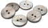 CRAFTMEMORE Shell Buttons 2 Holes Sewing Button DIY Crafts TG65 (13mm,12pcs,Black)...