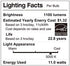 LUNO A19 Dimmable LED Bulb, 11W (75W Equivalent), 1100 Lumens, 5000K (Daylight), Medium Base (E26),UL & Energy Star (4-Pack)...