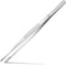1Pc Silver Fine Tongs Tweezers Bar Tongs, Stainless Steel Food Tweezers with Precision Serrated Tips Cooking Tongs Cooking Utensils for Cooking, R...
