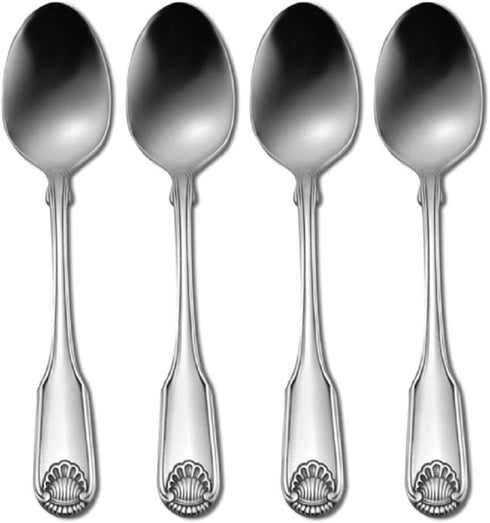 Oneida Classic Shell Set of 4 Teaspoons...