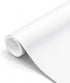Thick White Contact Paper Matte White Wallpaper 16"x198" Waterpoof Peel and Stick Wallpaper Decorative Self Adhesive Vinyl Film Wrap Contact Paper...