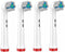 Replacement Brush Heads for Oral-B Braun Electric Toothbrush, Diamond Clean, EB55-X - Pack of 4...
