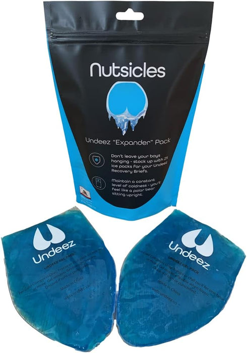 Vasectomy (2) Ice Pack Underwear Inserts - Nutsicle Custom Fit Vasectomy Ice Packs for Pain Relief During Vasectomy Recovery - Vasectomy Gift for ...