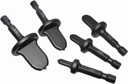 5pcs Copper Expander Black Hose Piping Kit Specialty Tools Air Conditioner Copper Tube Expander Swaging Tool Copper Expander Tool Manual Flaring T...
