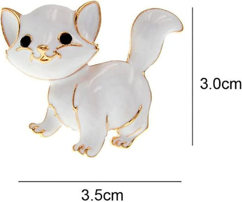 Cat Brooches Pin Cute Fashion Animal Pin Brooch Badge Jewelry Gifts for Backpacks Badges Hats Bags for Women Kids...