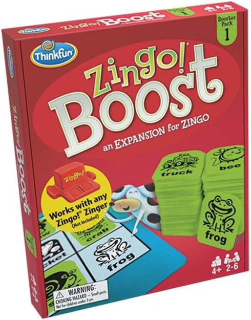ThinkFun Zingo! Booster Pack #1 - Exciting Expansion Pack for Zingo! Game | Engages Kids in Learning | Enhances Memory & Word Recognition Skills |...