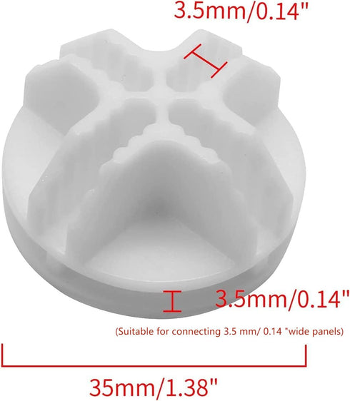 30Pcs Wire Cube Connectors Plastic Grid Cube Organizer Connector for Modular Closet Storage Organizer & Wire Shelving (White)...