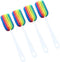 4PCS Cleaning Bottle Washer Coffee Cup Cleaning Colorful Sponge Cleaner Cup Washing Brush Long Bottle Brush...