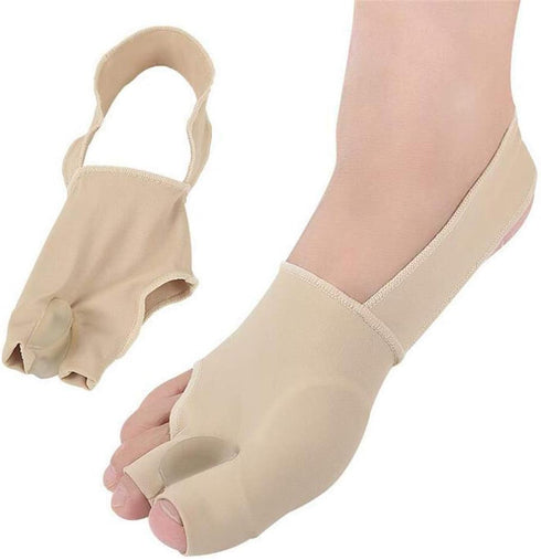 Bunion Straightener Protector Relief Sleeve w/Gel Bunion Stretchy Pads Cushioned Splint, Orthopedic Hallux Valgus Overlapping Corrector Bootie Gua...