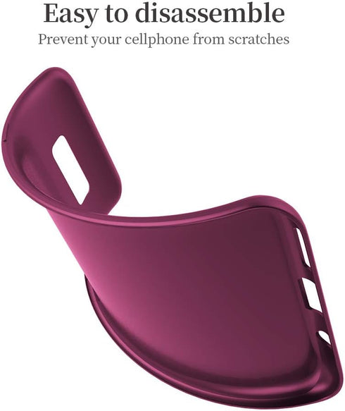 X-Level Galaxy S10e Slim Fit TPU Case - Ultra-Thin Matte Finish, Soft Bumper Cover, Wine Red...