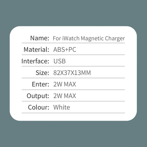 USB Charger for Apple Iwatch Watch, Magnetic Travel Portable Wireless chargering Compatible for Apple Watch Series Ultra 9 8 7 6 SE 5 4 3 2 44mm 4...