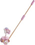 Lively Carousel Wooden Push and Pull Walking Toy for Toddlers and Babies Girl or Boy, Classic Early Learning Wooden Balance Walking Play Toy...