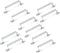 Fence Panel Security Brackets for Concrete or Wooden, Pack of 10, Posts Fits 4” x 4” Posts Strong Galvanised Steel Predrilled with 20 Screws...