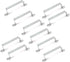 Fence Panel Security Brackets for Concrete or Wooden, Pack of 10, Posts Fits 4” x 4” Posts Strong Galvanised Steel Predrilled with 20 Screws...