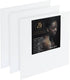 New York Central Portrait-Smooth Artist Canvas Panel 8x8 - Professional Quality 100% Cotton Canvas Panels for Painting - Ideal for Painting, Acryl...