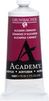 Grumbacher Academy Acrylic Paint, Gloss, 90ml/3 oz Metal Tube, Alizarin Crimson...