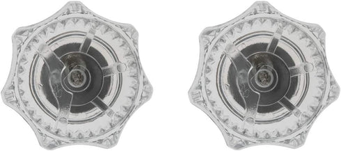 Dura Faucet DF-RKA RV Replacement Hot and Cold Crystal Acrylic Faucet Knobs for Faucet...
