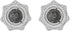 Dura Faucet DF-RKA RV Replacement Hot and Cold Crystal Acrylic Faucet Knobs for Faucet...