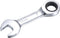 uxcell 18mm Stubby Ratcheting Combination Wrench Metric 72 Teeth 12 Point Box Ended Tools, CR-V...