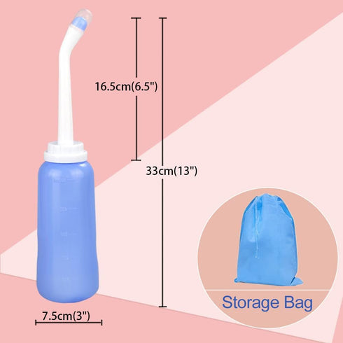 Handheld Personal Bidet Bottle, Bottle for Gentle Postpartum Care and Cleansing, Feminine Care? Personal Perineum Cleansing, 500Ml Portable Bidet ...