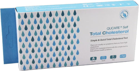 Complete Total Only Cholesterol Test, 2 Tests, Quick, Simple & Easy-to-Use, Clear Easy to Read Results, Detects Cholesterol Levels in Your Blood...