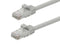 Monoprice Cat6 25ft Gray Patch Cable UTP 24AWG 550MHz Pure Bare Copper Snagless RJ45 Flexboot Series Ethernet Cable- Pack of 1...