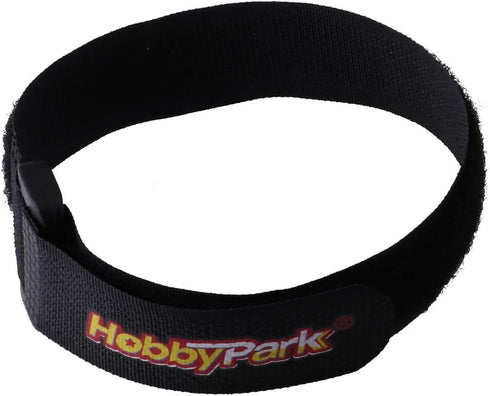 HobbyPark 20x300mm RC Battery Straps Cable Straps Reusable Fastening Staps Securing Straps Hook Loop Cinch Cable Ties Down Wraps Adjustable Cinch ...