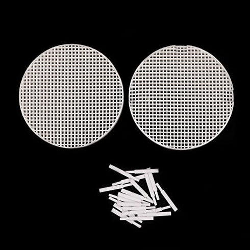 2pcs Dental Lab Honeycomb Firing Trays Circle Plate Hold Rack & 20pcs Zirconia Ceramic Pins for Sintering Dental Lab Material...