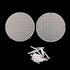 2pcs Dental Lab Honeycomb Firing Trays Circle Plate Hold Rack & 20pcs Zirconia Ceramic Pins for Sintering Dental Lab Material...
