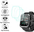 Tempered Glass Screen Protector Compatible with PUREROYI C20PR 1.83” Rugged Smart Watch, 3pcs, 9H...