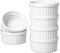 LE TAUCI Ramekins 4 OZ Oven Safe, Creme Brulee Ramekins, Pudding Custard Cups Souffle Ramiken, Dipping Sauce Dishes, Ceramic Ramekin Bowls Set of ...