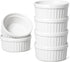 LE TAUCI Ramekins 4 OZ Oven Safe, Creme Brulee Ramekins, Pudding Custard Cups Souffle Ramiken, Dipping Sauce Dishes, Ceramic Ramekin Bowls Set of ...