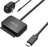 SATA to USB C Adapter Cable,USB to SATA III Hard Drive Converter,External Connector for 2.5" 3.5" SSD/HDD, Support UASP, Trim, S.M.A.R.T, Auto-Sle...