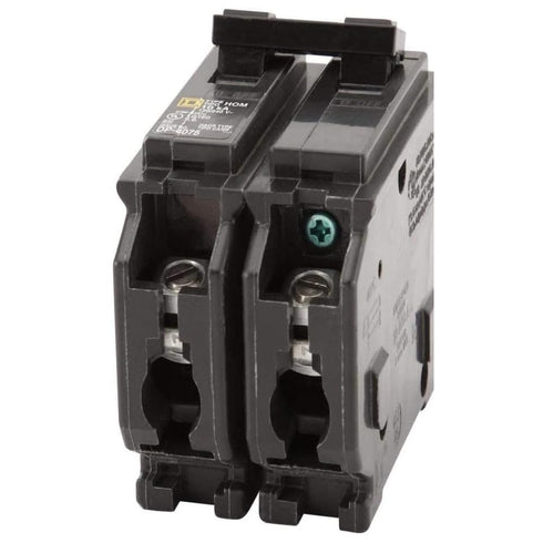 Plug In Circuit Breaker, HOM, Number of Poles 2, 60 Amps, 120/240VAC, Standard...