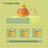 Baby Car Toys for Toddlers 1-3, 3 Pcs Pressing Baby Crawling Toy Car for Baby, Car Toddler Toy for Gifts to Boys and Girls (Duck)...