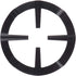 2 Pack Iron Gas Stove Cooker Plate Coffee Moka Pot Stand Reducer Ring Holder...