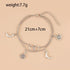 Moon Srars Anklet for Women? Adjustable Foot Heart Lotus Infinity Moon Multilayer Layered Ankle Bracelet Beach Jewelry...