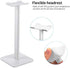 Headphone Stand Headset Holder Gaming Headset Holder with Aluminum Supporting Bar Flexible Headrest Anti-Slip Earphone Stand for All Headphones, W...