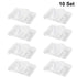 Scicalife 10 Sets Square Petri Dish with Lids, Plastic Material, Container for School Lab Science Experiment...