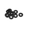 uxcell Rubber Flat Washers 12mm OD 5mm ID 1mm Thickness for Faucet Pipe Water Hose, Pack of 10...