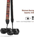 MoKo Camera Strap, Retro Cotton Canvas Woven Strap Universal Shoulder Neck Strap Belt for ALL DSLR/SLR Cameras Canon/Sony/Nikon, Adjustable Thin S...