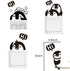 Removable Switch Stickers - 4 Cute Penguins Cartoon Wall Stickers, Light Switch Decals, Family DIY Decor Art Stickers for Kids Bedroom, Office Hom...