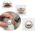 10pcs Round Pearl Buttons with Shank for Sewing Gold Button Crafts for Clothes Shirts Suits Coats Sweaters Wedding Dress Clothing Decorations (Rou...